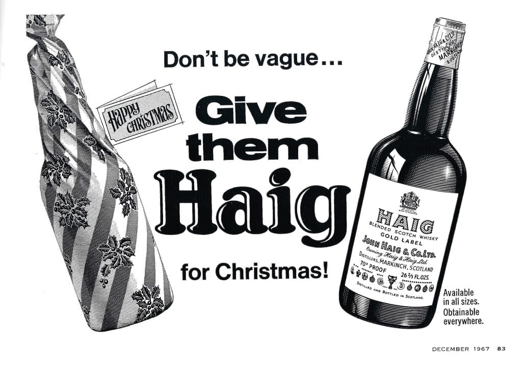 Haig whisky advert. Picture: Scottish Field