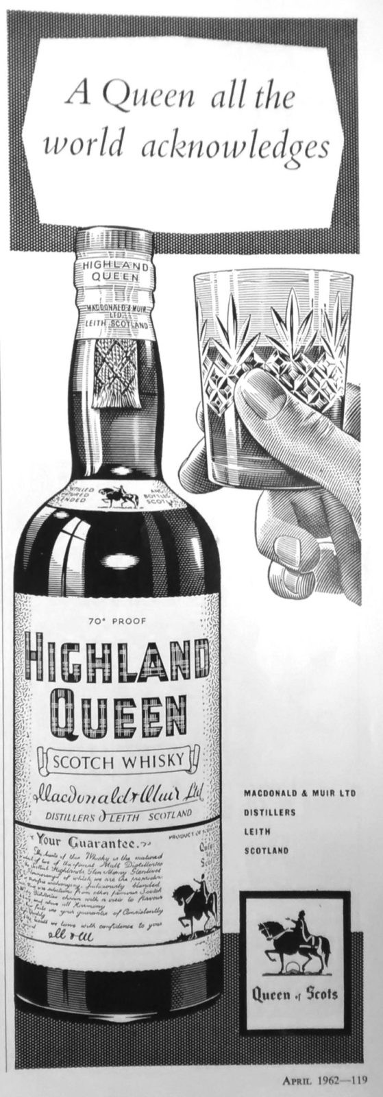 Highland Queen whisky advert. Picture: Scottish Field 