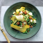 Tom Kitchin recipes: Courgette and goat's cheese salad | Courgette and aubergine filo tarts