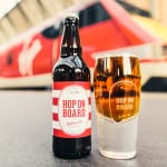 Virgin Trains creates 'Hoptimist' glass to celebrate the launch of new ‘Hop on Board’ ale
