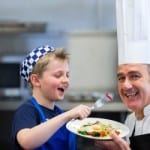 Chef Ian Brown cooks up a storm with Glasgow kids in holiday masterclass