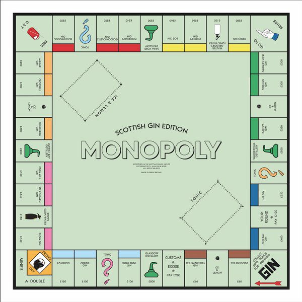 'Ginopoly' art print a must have for any Scottish gin fan | Scotsman ...