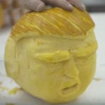 Video: Scots sculptor stars in hilarious 'How to carve a Trumpkin' video