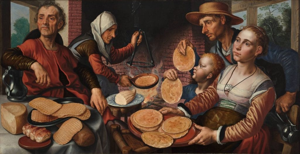 Pieter Aertszen's The Pancake Bakery, circa 1508. Picture: Wikimedia