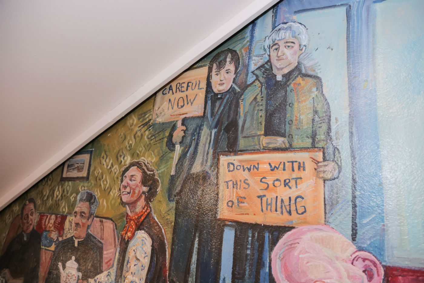 Mural tribute to Father Ted