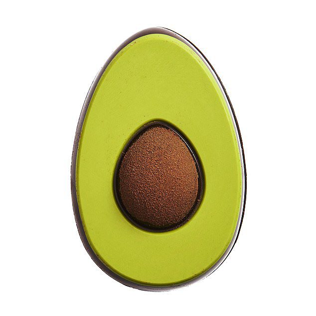 avocado themed chocolate eggs