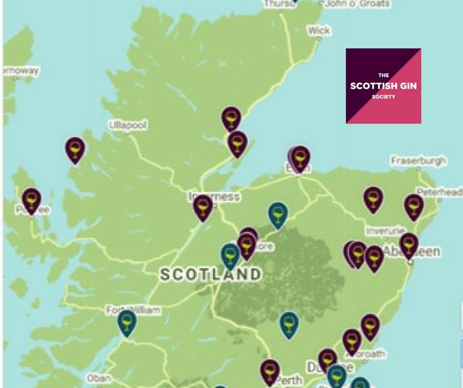 The Scottish Gin Society Launches Most Detailed Scottish Gin Map Yet Scotsman Food And Drink