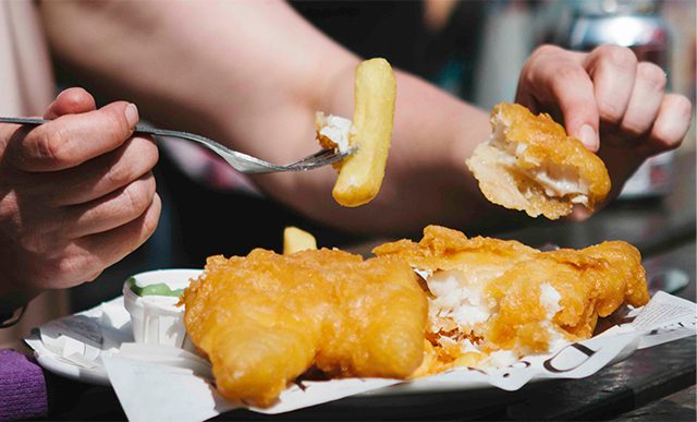 Fish and Chips in Edinburgh