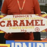 Scot builds 3ft long Tunnock's Caramel Wafer using only Lego