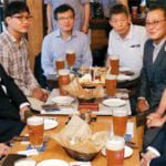 Tennent's lager appears to have a big fan in the South Korean president