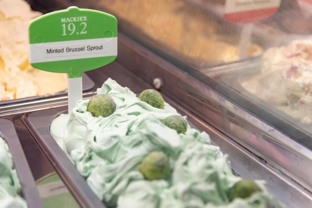 Brussels sprouts ice cream 