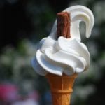 Why are ice cream cones with a flake named 99s?