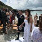 Irn-Bru obsessed bride delighted as groom presents her with hamper full of the original recipe drink on their big day