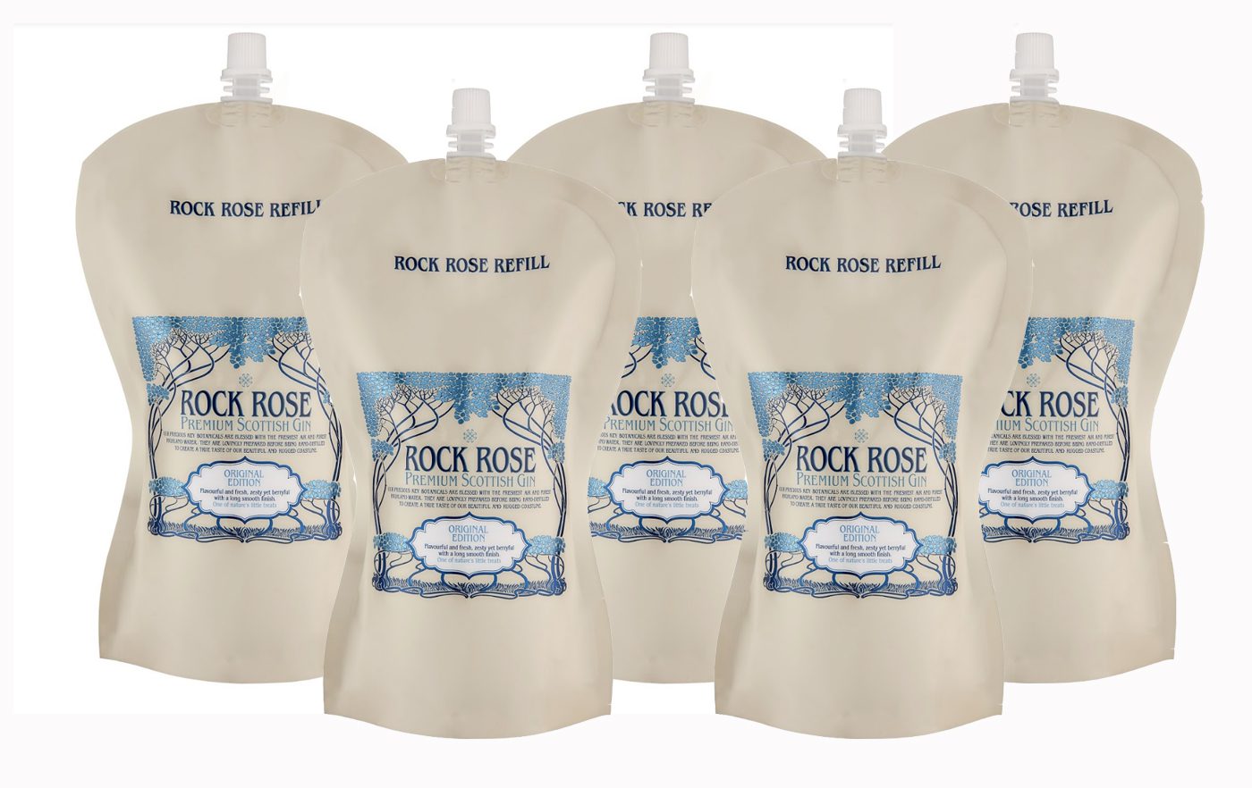 Rock Rose gin pouch