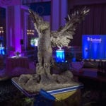 Gleneagles unveils 4-foot-high chocolate sculpture of hotel’s iconic eagle logo