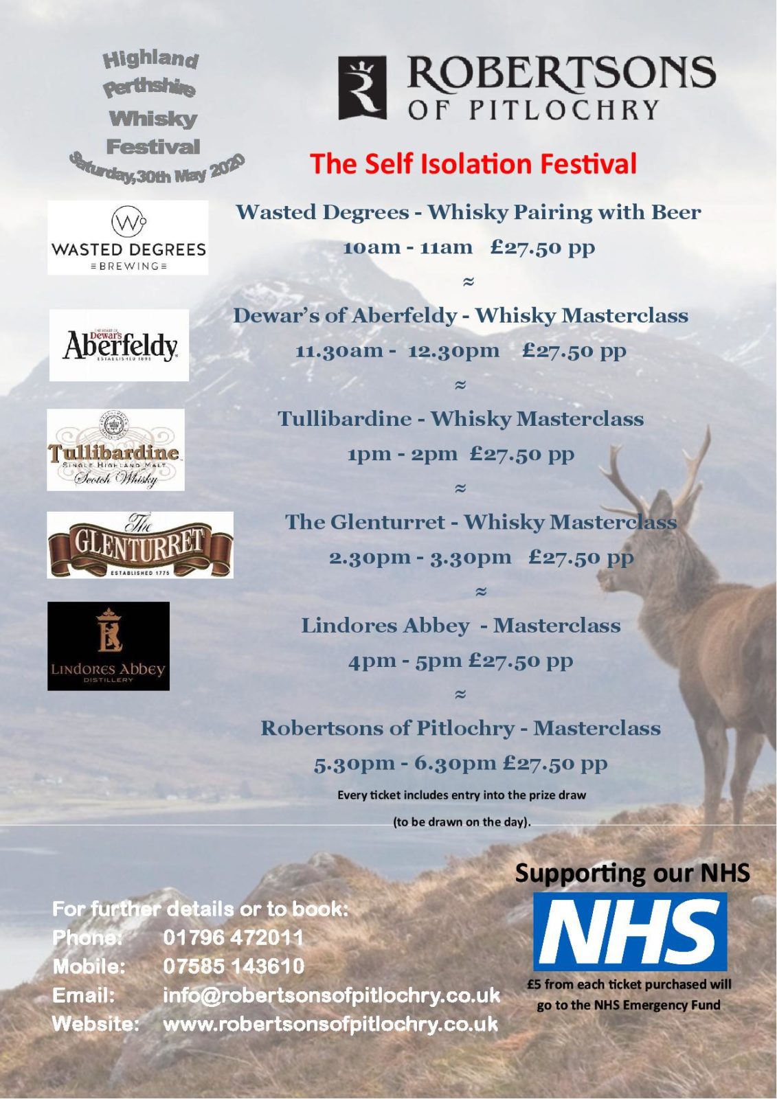 Team behind Highland Perthshire Whisky Festival to host virtual ...
