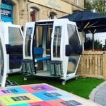 Edinburgh restaurant introduces ski cable cars to ensure socially distanced dining