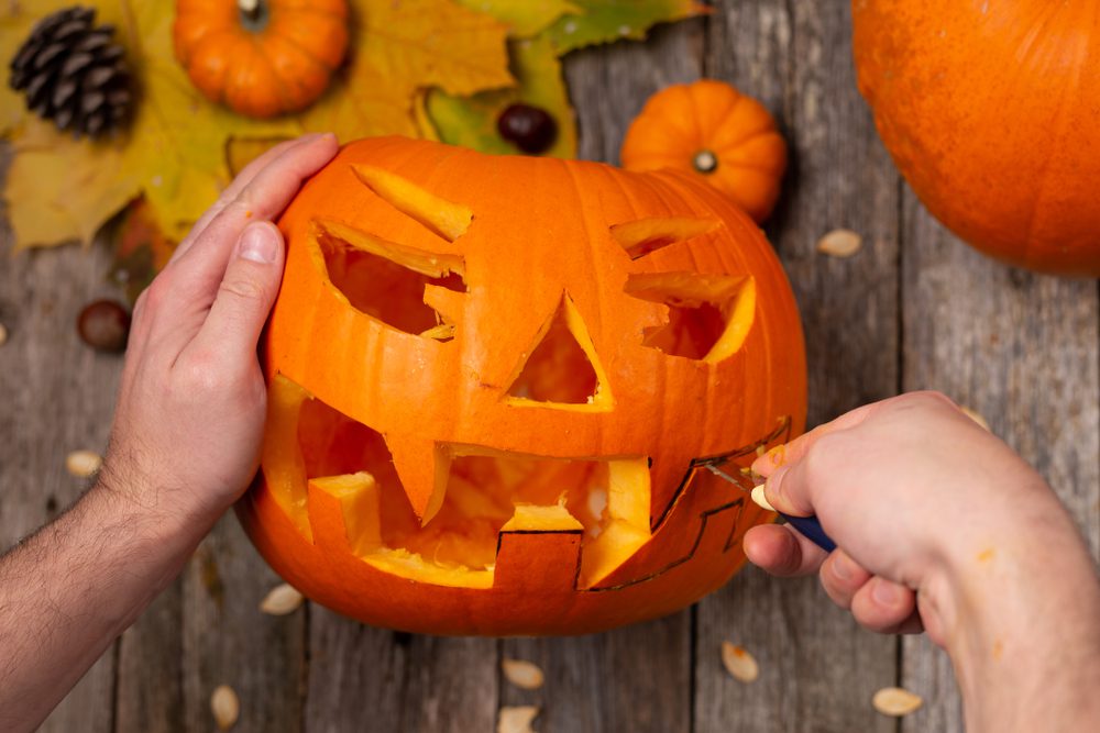 vampire pumpkin carving