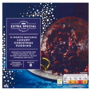 supermarket Christmas puddings