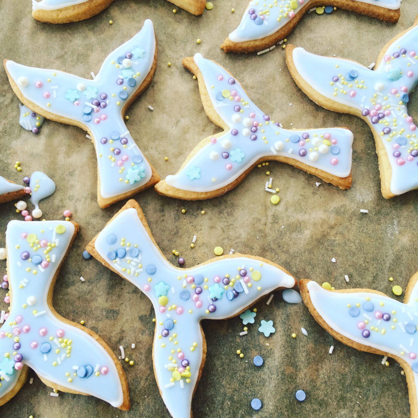 Naturally decorated biscuits from Litty's Larder