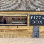 Balgove Larder transforms shipping container into Pizza Box takeaway
