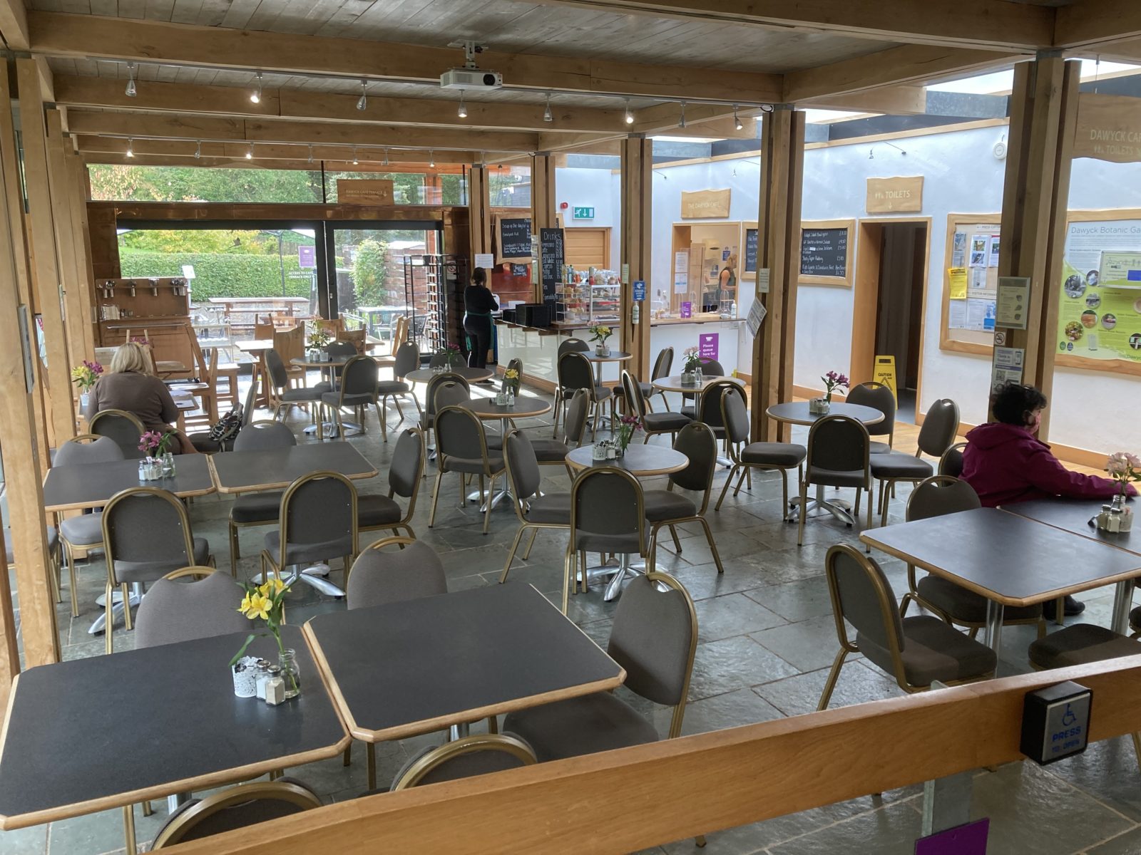 Dawyck Botanic Garden Cafe, Restaurant Review Scotsman Food and Drink