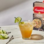 Campbell's soup launch cocktail recipes using broth - including a mushroom truffle daiquiri