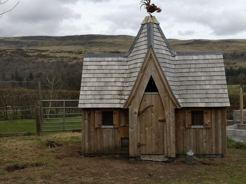 Knockraich Dairy hen house