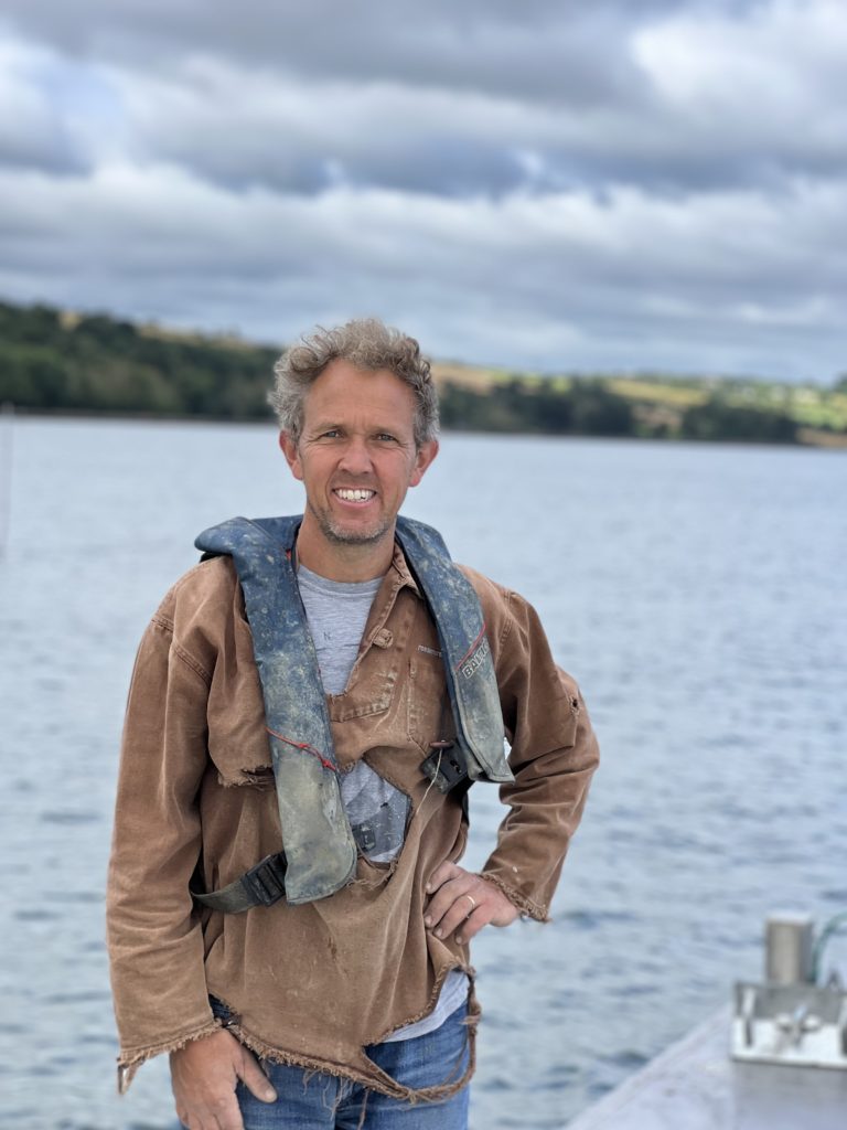 Tristan Hugh-Jones of The Loch Ryan Oyster Fishery Company