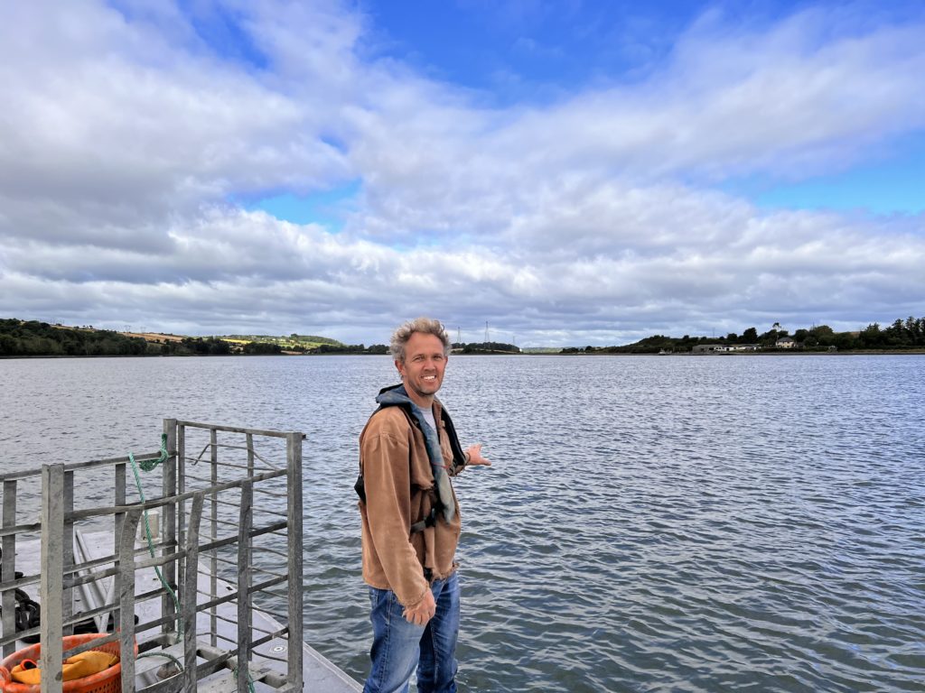 Tristan Hugh-Jones of The Loch Ryan Oyster Fishery Company