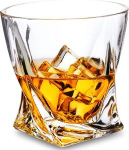Crystal LANFULA Artisan Crafted Old Fashioned Tumblers for Bourbon 