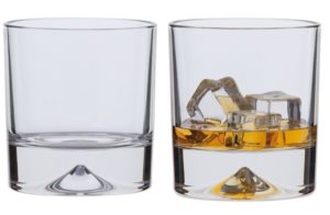 Dartington Dimple Double Old Fashioned Whisky Glass, Set of 2