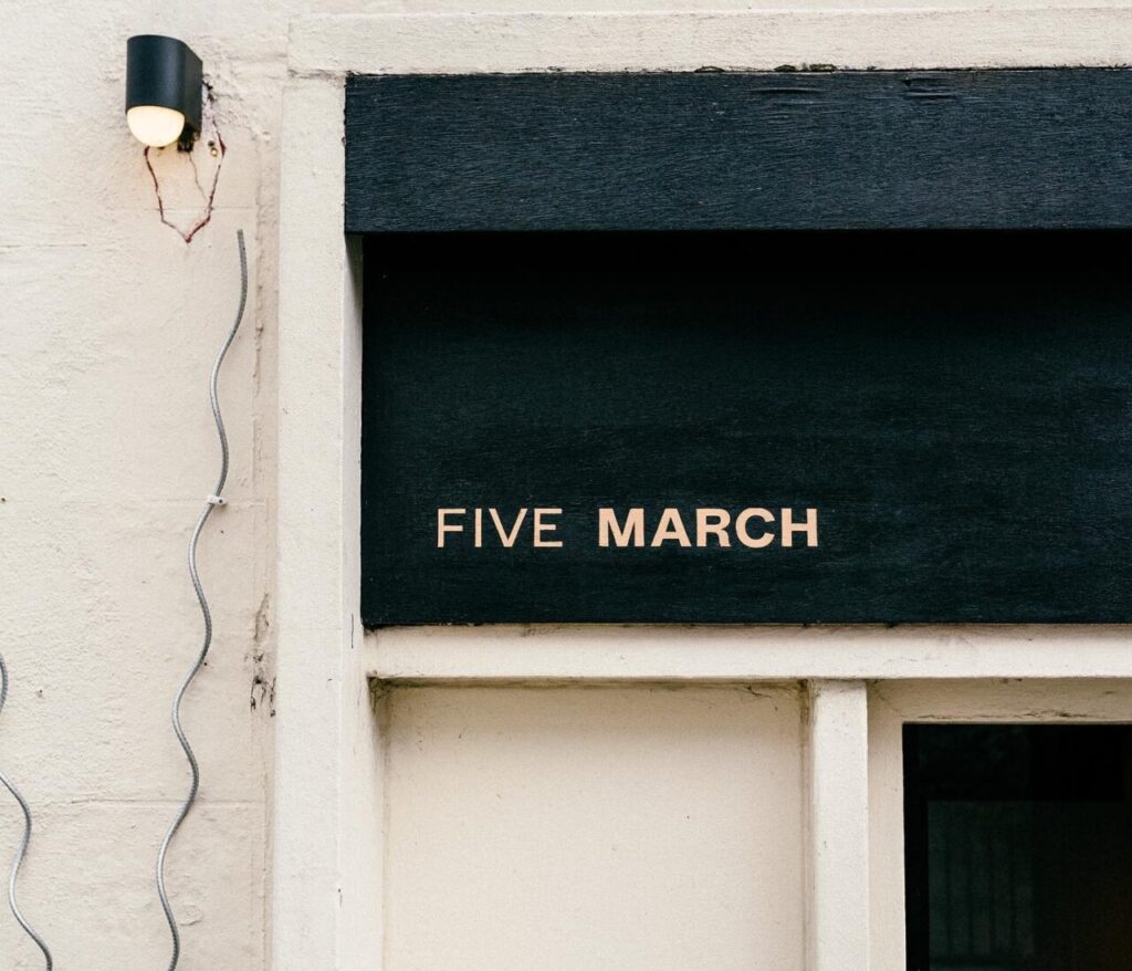 Five March restaurant review