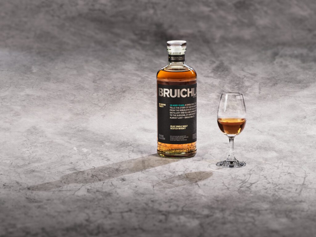 Bruichladdich 18 and 30 year old whisky
