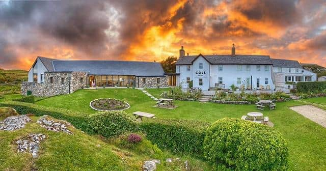 Hotel on the island of Coll