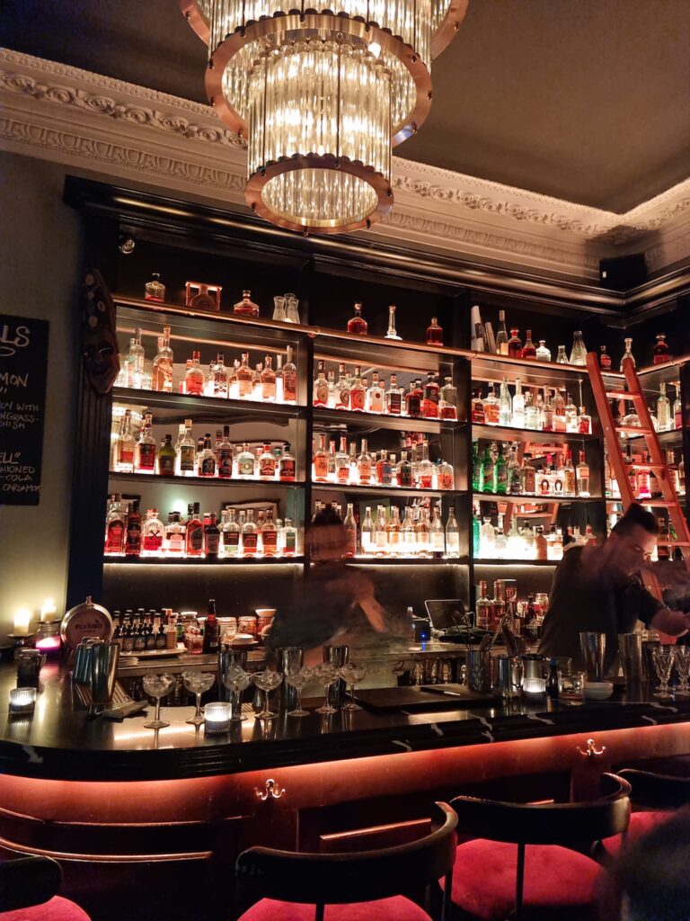 Glasgow distillery Rascal bar cocktails