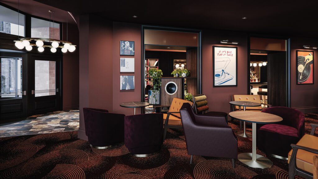 The Caley Edinburgh listening bar