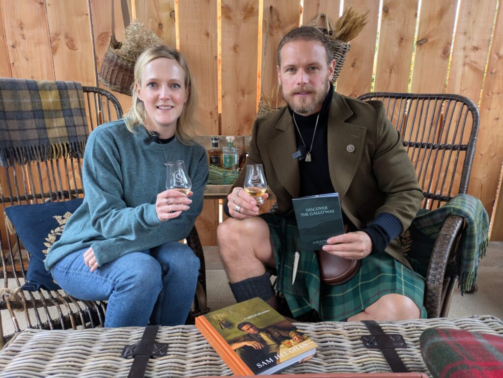 Scran Galloway distillery Sam Heughan