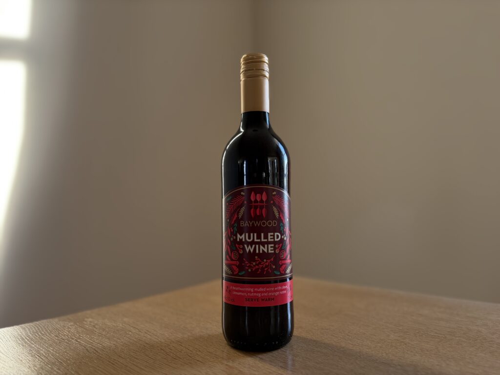 An image of Lidl's Baywood Mulled wine. 